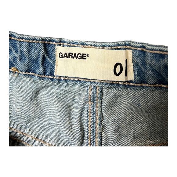 Garage Denim Womens Juniors Jean Cut Off Shorts  Distressed  size 01 - Picture 3 of 4